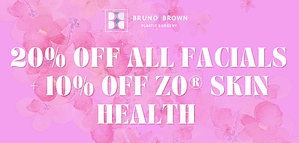 20% OFF ALL FACIALS + 10% OFF ZO® SKIN HEALTH, Terms and Conditions Apply