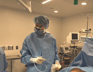 Dr. Brown preforming a labiaplasty