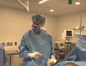 Dr. Brown preforming a labiaplasty