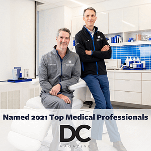 Bruno Brown Plastic Surgery doctors pose for DC Magazine after being named top 2021 medical professionals