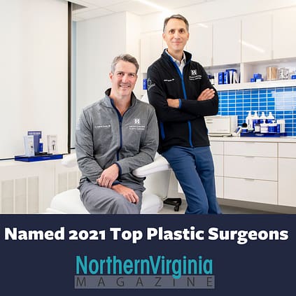 Dr. Brown and Dr. Bruno, Award for one of the 2021 Top Plastic Surgeons